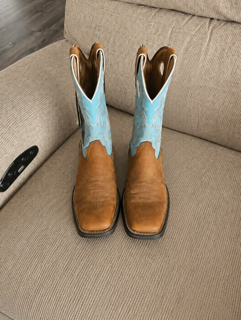 Durango Lady Rebel Women's Powder N'' Lace Saddle Western Boots Size 6.5 - Picture 4 of 9